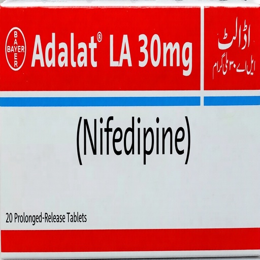 Adalat La (30mg) 20 Tablets