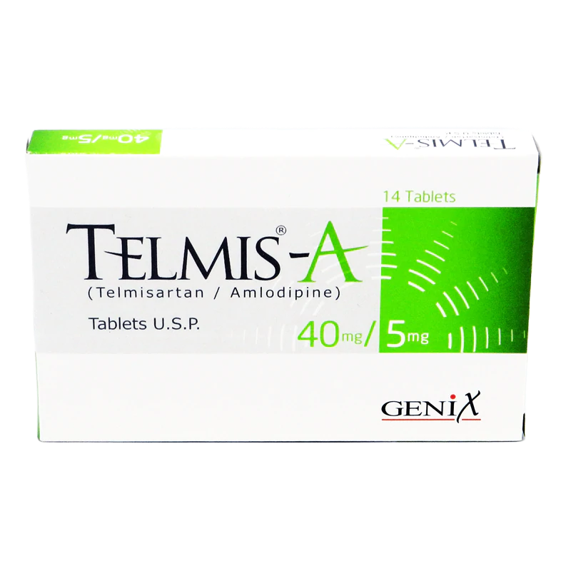 Telmis Tablets 40Mg (1 Box = 1 Strip)(1 Strip = 14 Tablets)