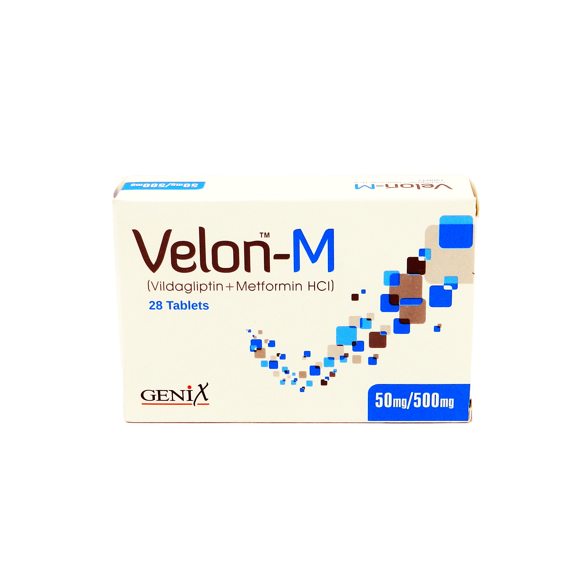 Velon-M Tablets 50Mg/500Mg (1 Box = 4 Strips) (1 Strip = 7 Tablets)