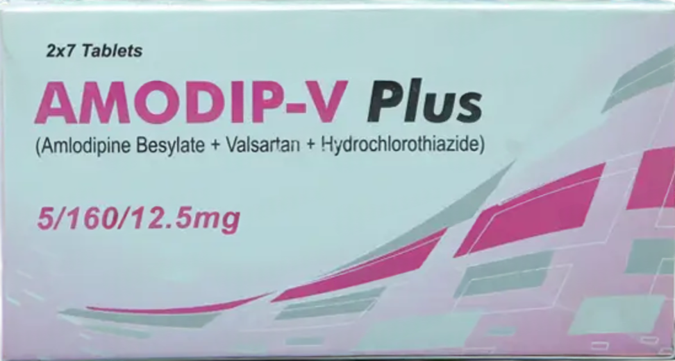 Amodip V Plus (5/160/12.5mg) 14 Tablets