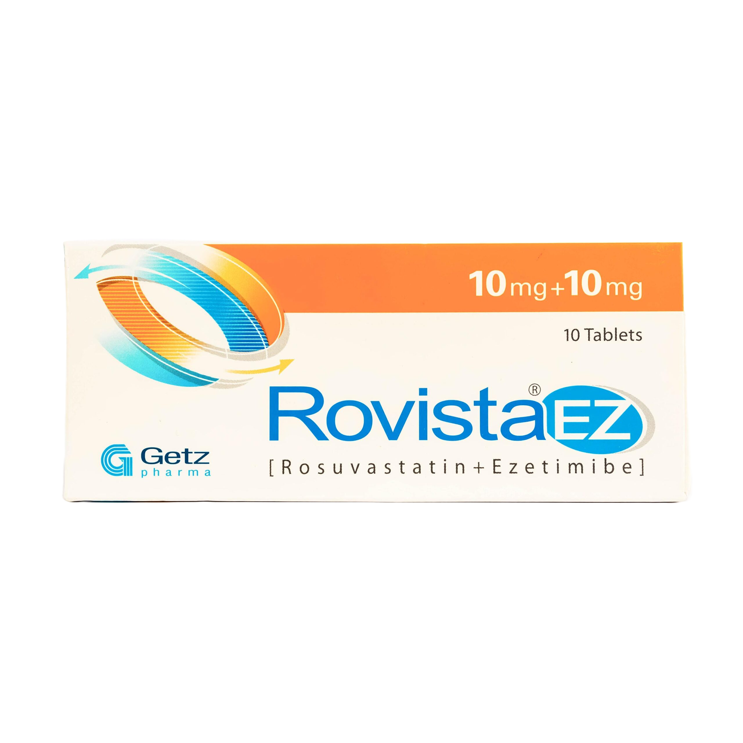 Rovista Ez Tablets 10Mg/10Mg (1 Box = 1 Strip)(1 Strip = 10 Tablets)
