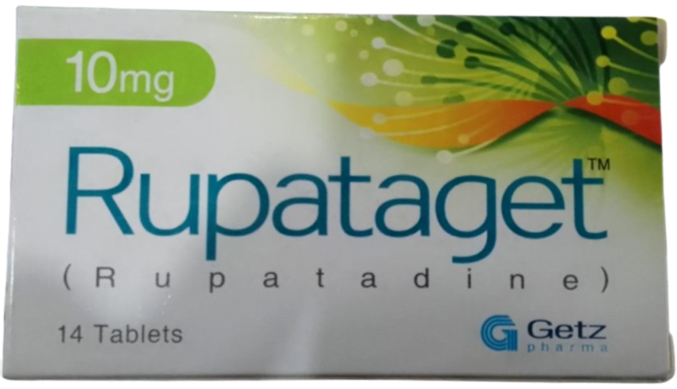 Rupataget Tablets 10Mg (1 Box = 2 Strips) (1 Strip = 7 Tablets)