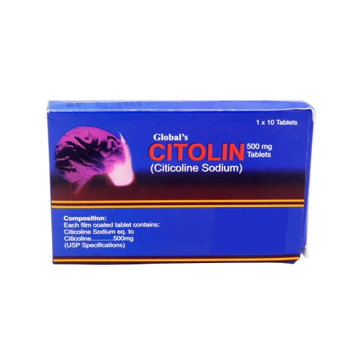 Citolin Tablets 500Mg (1 Box = 12 Tablets)