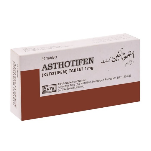 Asthotifen (1mg) 30 Tablets