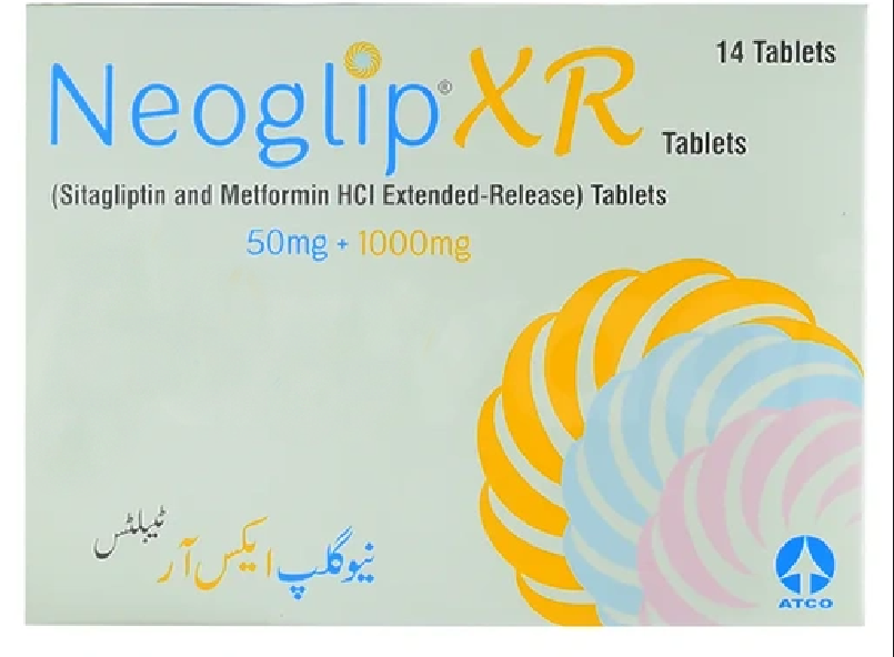 Neoglip Xr (50/1000mg) 14 Tablets