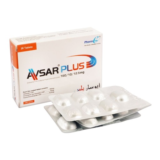 Avsar Plus 10/160/12.5Mg Tab