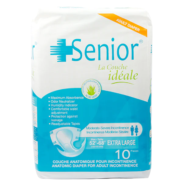 Senior Adult Diapers Size Extra Large (10 Pieces / Pack)