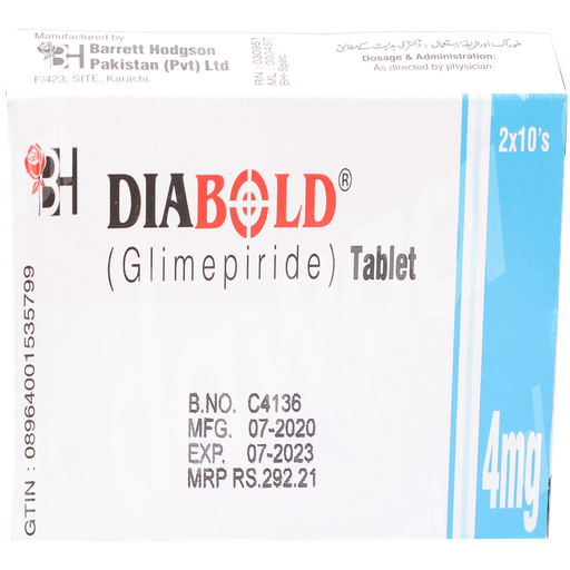 Diabold (4mg) 20 Tablets