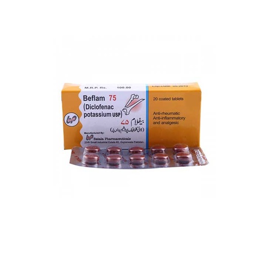 Beflam (75Mg) 20 Tablets