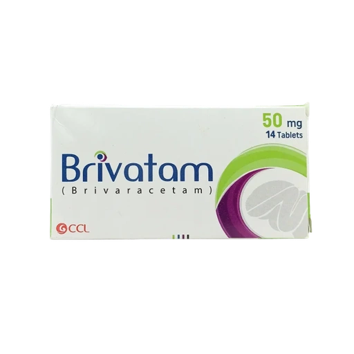 Brivatam 50mg Tab 14s