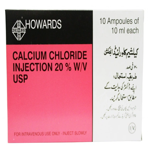 Calcium Chloride Inj 20% 10s