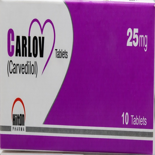 Carlov (25mg) 10 Tablets