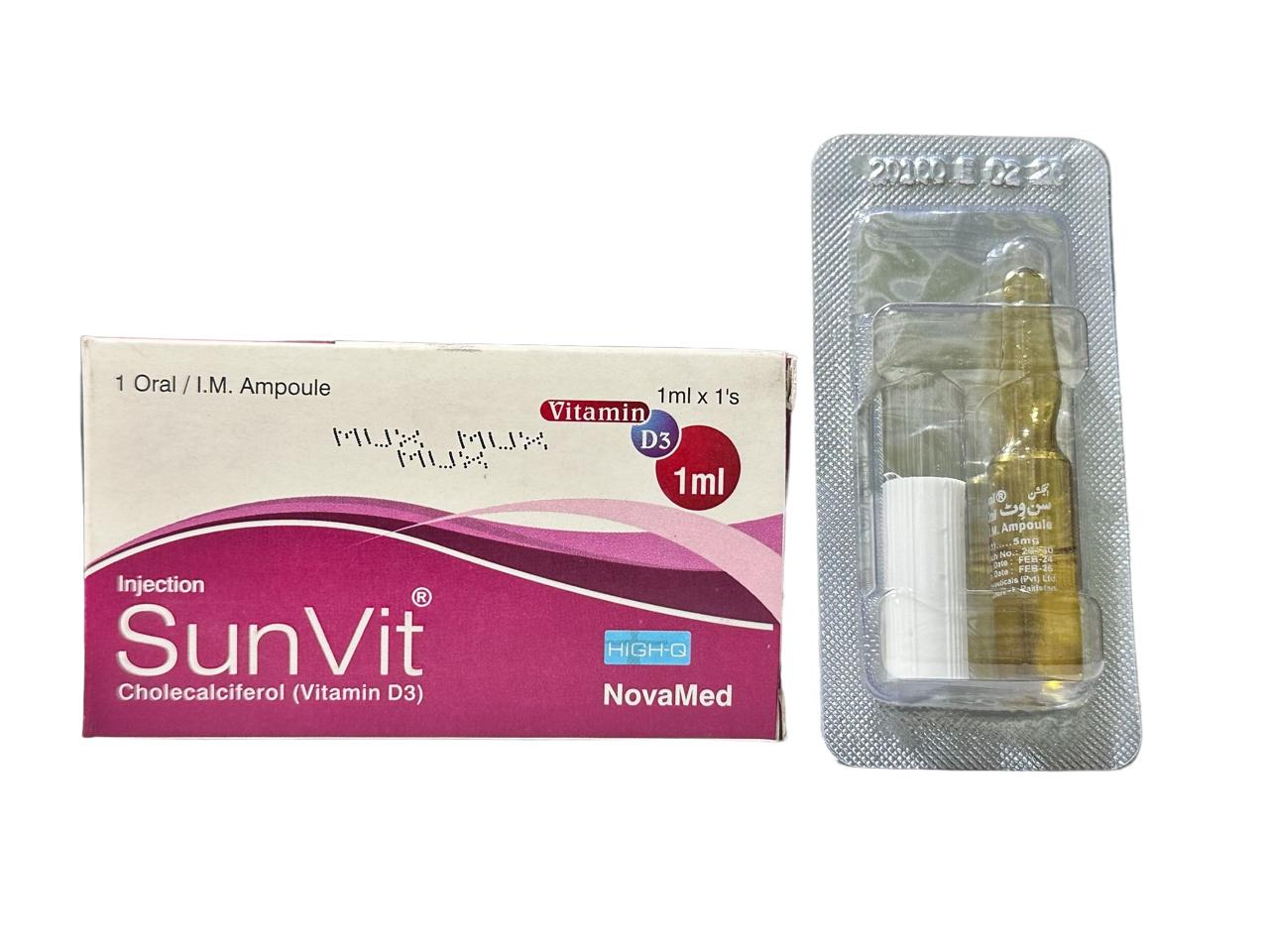 Sunvit 200,000Iu Oral/Im Injection 1Ml (1 Box = 1 Injection)