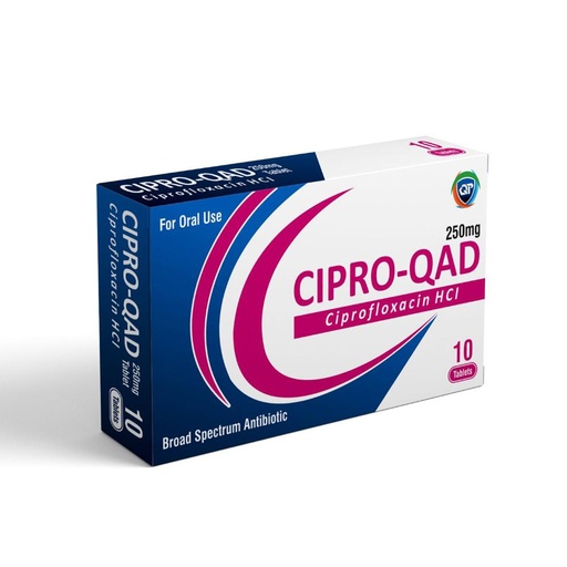 Cipro Qad 250mg Tab 10s