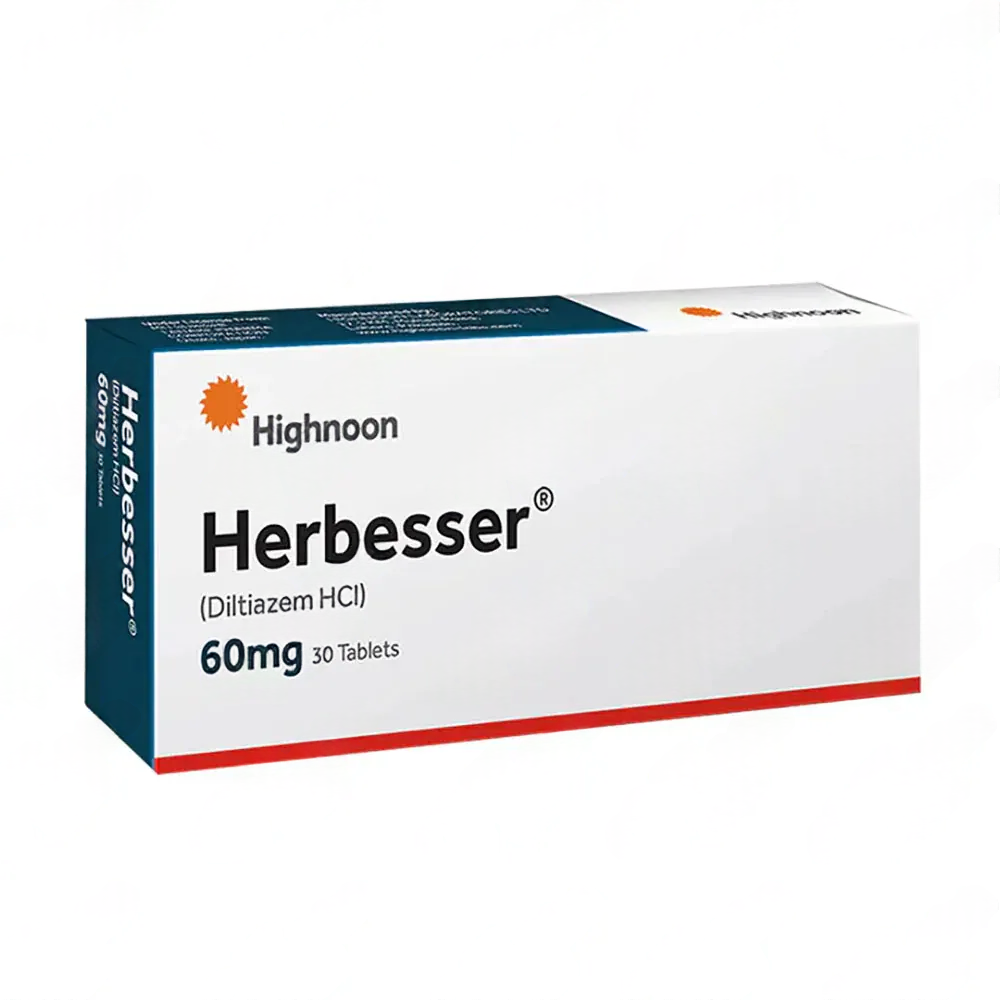 Herbesser Tablets 60Mg (1 Strip = 10 Tablets)