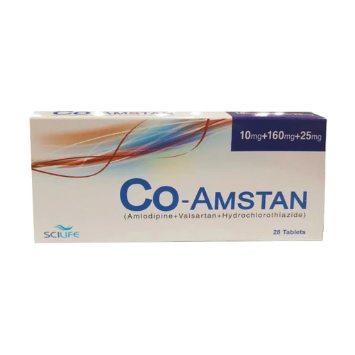 Co Amstan 10/160/25 mg Tab 28s