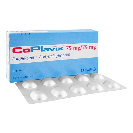 Coplavix (75/75Mg) 10 Tablets