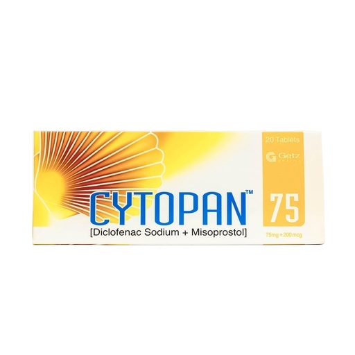 Cytopan 75 (75mg/200mcg) 20 Tablets