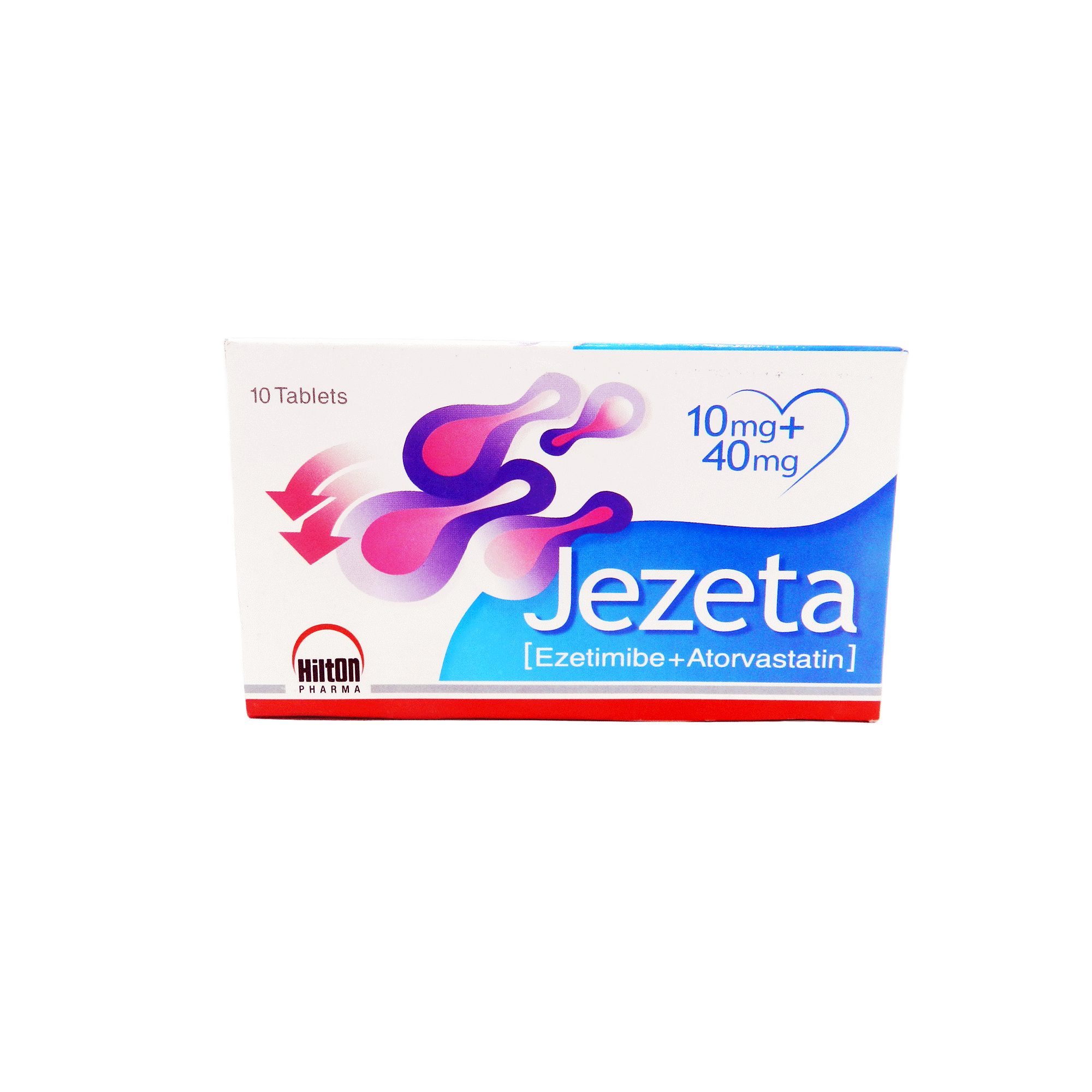 Jezeta Tablets 10Mg/40Mg (1 Box = 1 Strip)(1 Strip = 10 Tablets)