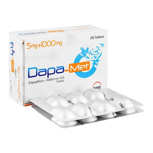 Dapa Met 5/1000Mg Tab 28S