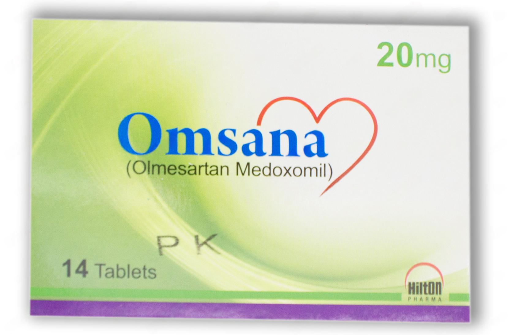 Omsana Tablets 20Mg (1 Box = 1 Strip)(1 Strip = 14 Tablets)