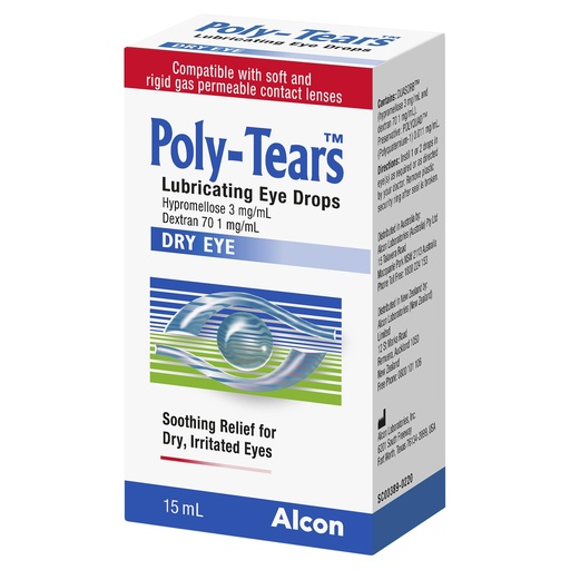 Poly Tears 15Ml Eye Drops