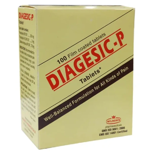 Diagesic P (500/3/70Mg) 100 Tablets