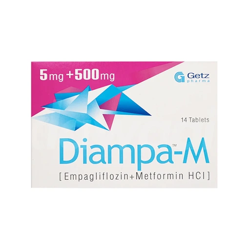 Diampa M (5/500mg) 14 Tablets