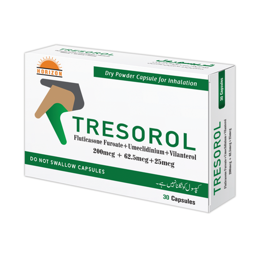 Tresorol (200/62.5/25mg) Cap 30s