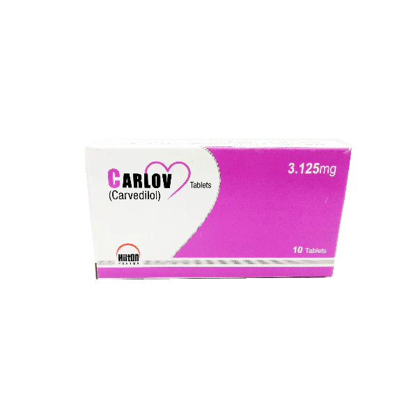 Carlov (3.125mg) 10 Tablets