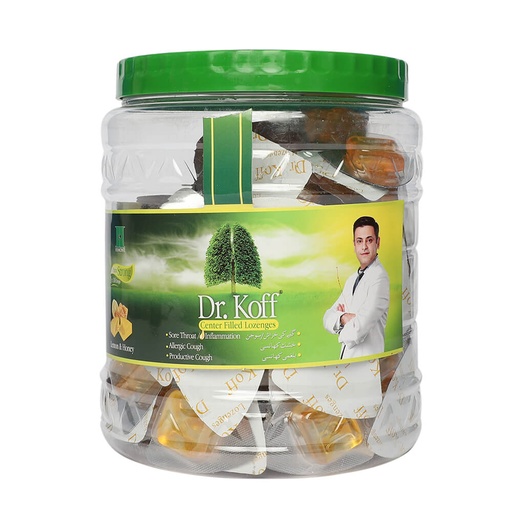 Dr. Koff Lemon And Honey 60 Lozenges Jar