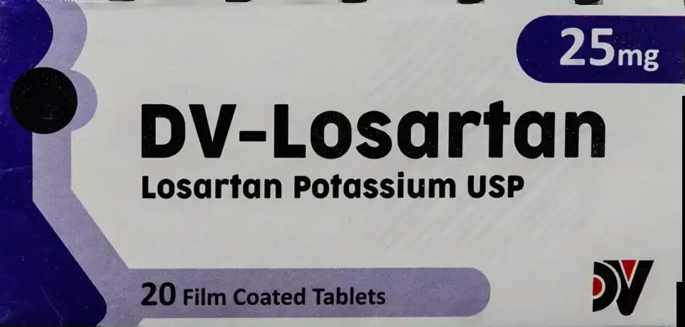 Dv Losartan (25mg) 20 Tablets