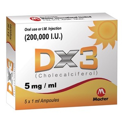 Dx3 (5mg/Ml) 1Ml, 5 Ampoule Injections