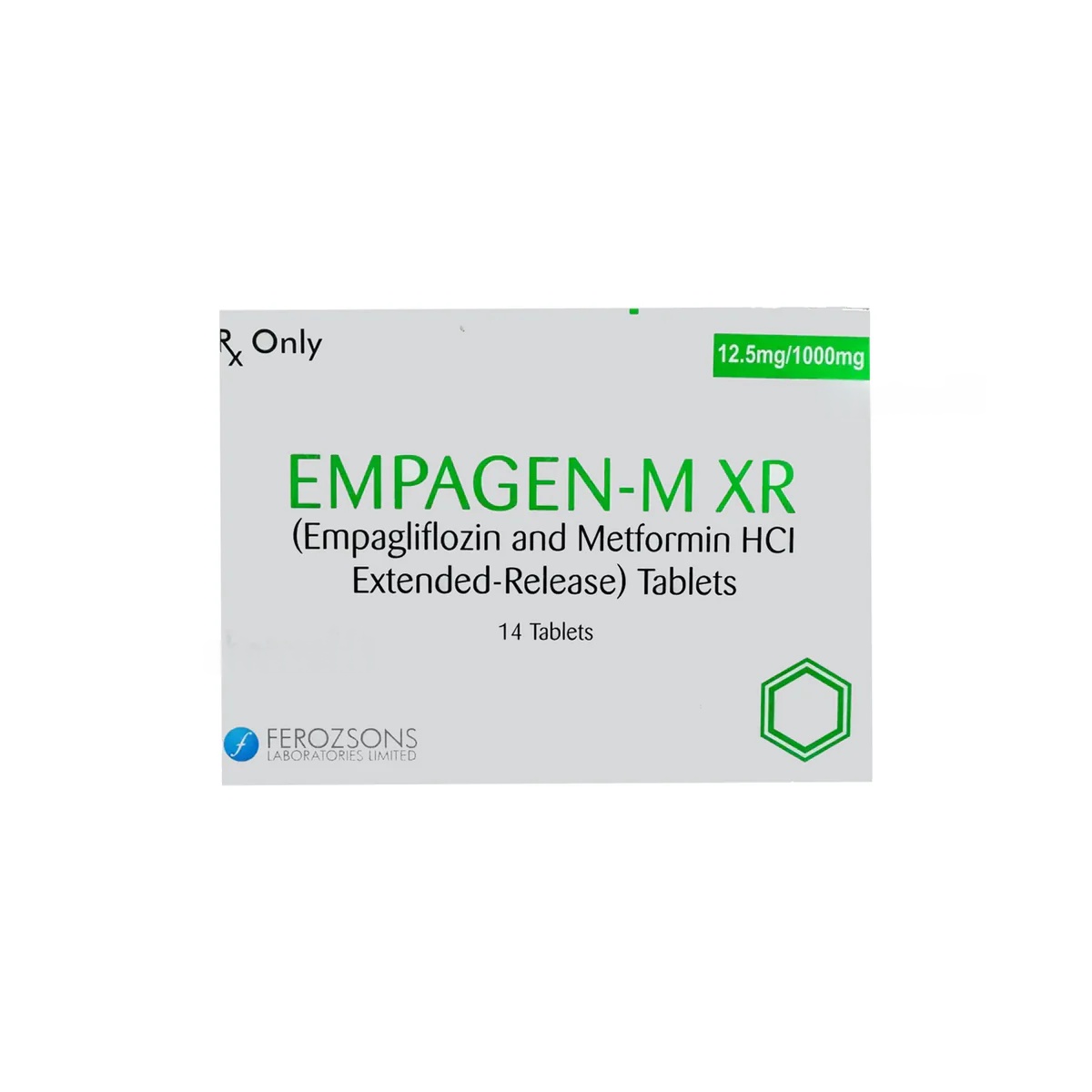 Empagen M Xr (12.5/1000mg) 14 Tablets