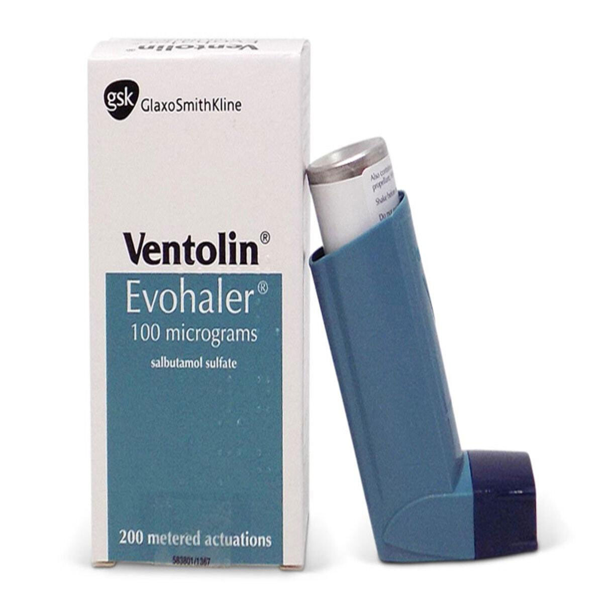 Ventolin (100mcg) 200 Actuations Evohaler