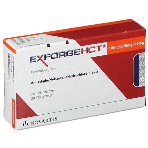 Exforge Hct (10/320/25mg) 14 Tablets