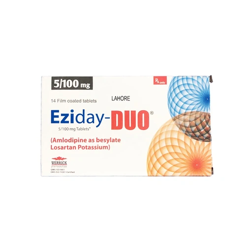 Eziday Duo 5/100mg Tab 14s