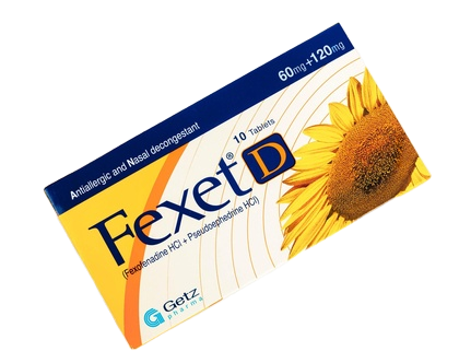 Fexet D (60/120Mg) 10 Tablets