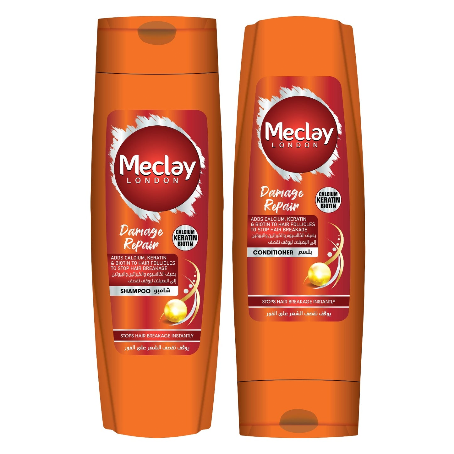 Meclay London Damage Repair Shampoo Orange 180Ml