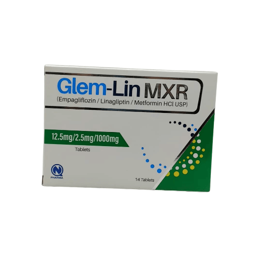 Glem Lin Mxr 12.5mg/2.5mg/1000mg 14s