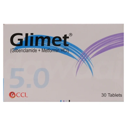 Glimet (5/500Mg) 30 Tablets