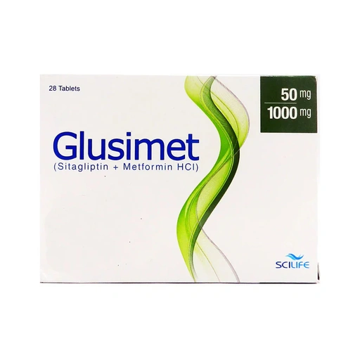 Glusimet (50/1000mg) 28 Tablets