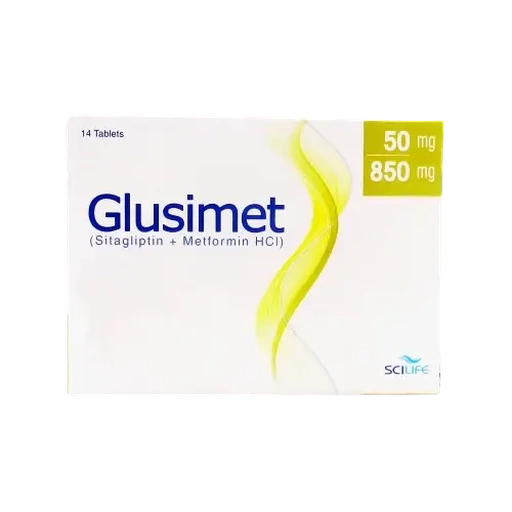 Glusimet (50/850mg) 14 Tablets