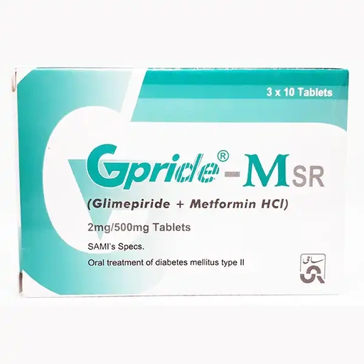 Gpride Msr 2/500Mg Tab