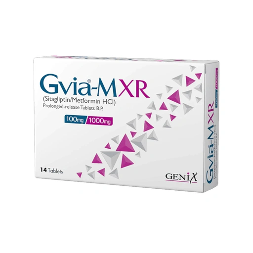 Gvia M Xr (100/1000mg) 14 Tablets
