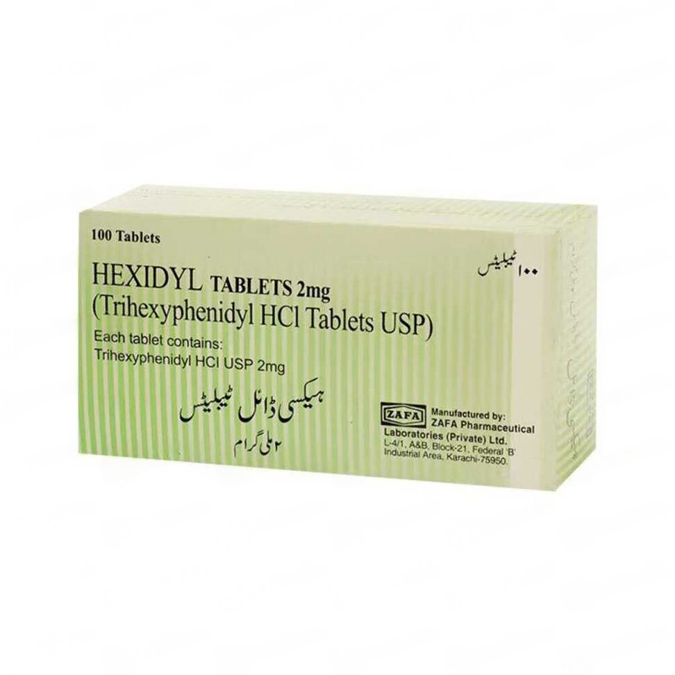 Hexidyl 2mg Tab 100s