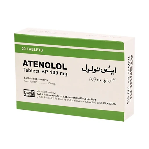 Atenolol (100mg) 20 Tablets