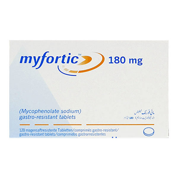 Myfortic (180mg) 120 Tablets