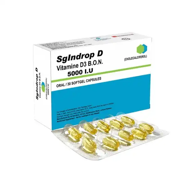 Sgindrop D (5000Iu) 30 Capsules