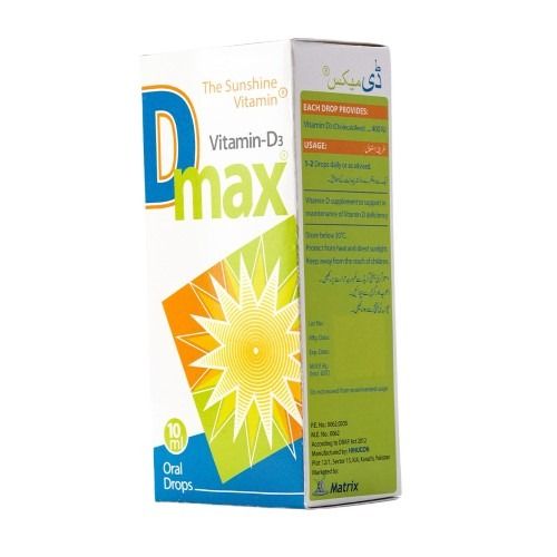 Dmax 400Iu 10Ml Drops